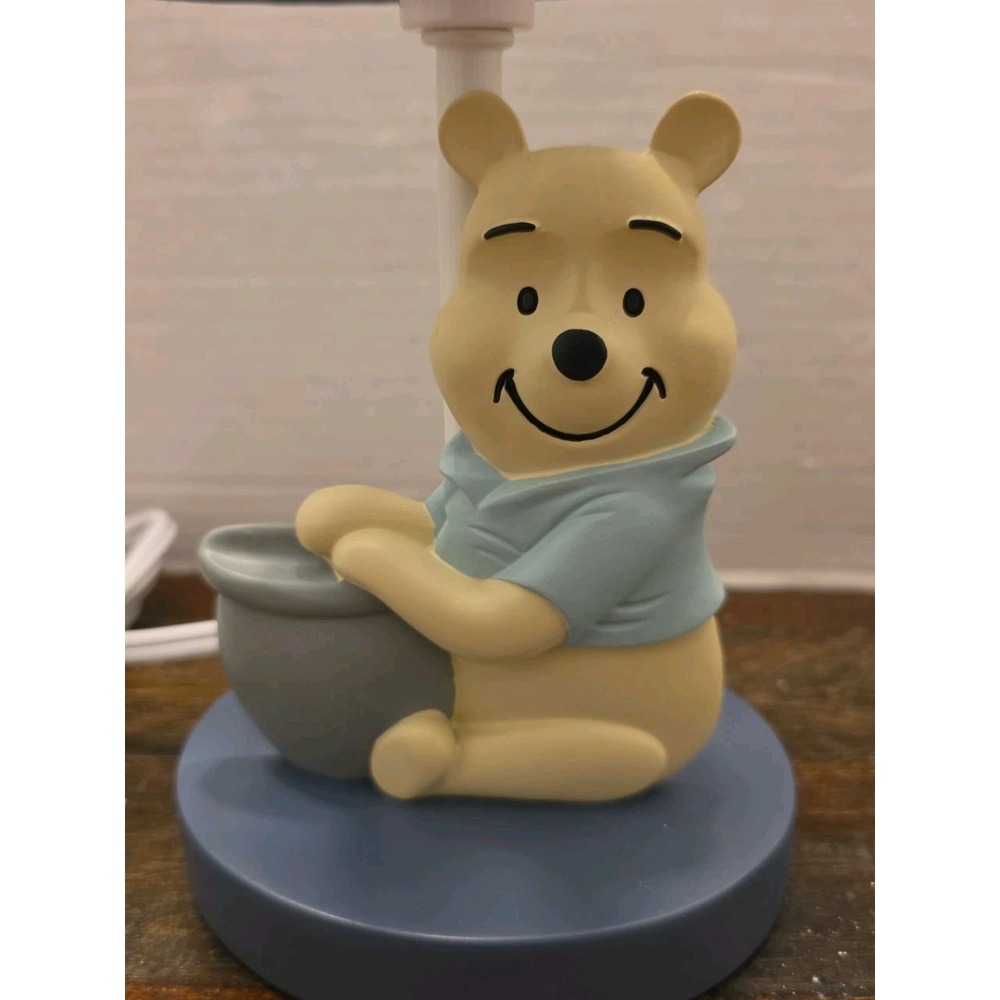 LAMBS & IVY BABY FOREVER POOH LAMP 14.5" WINNIE THE POOH DISNEY TESTED WORKS - Picture 2 of 7